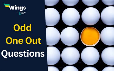 odd one out reasoning questions|Odd Man Out Questions and Answers .
